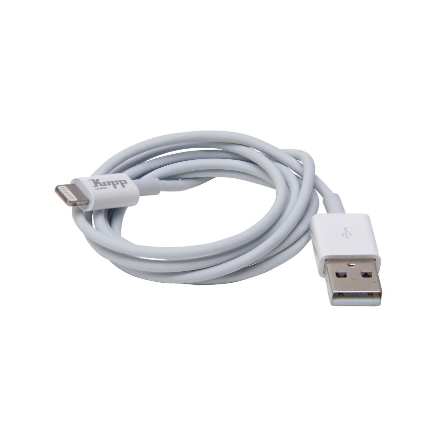 Kopp retail, USB kabel, USB naar Lightning, 8-pins, l = 1 m, MFI 