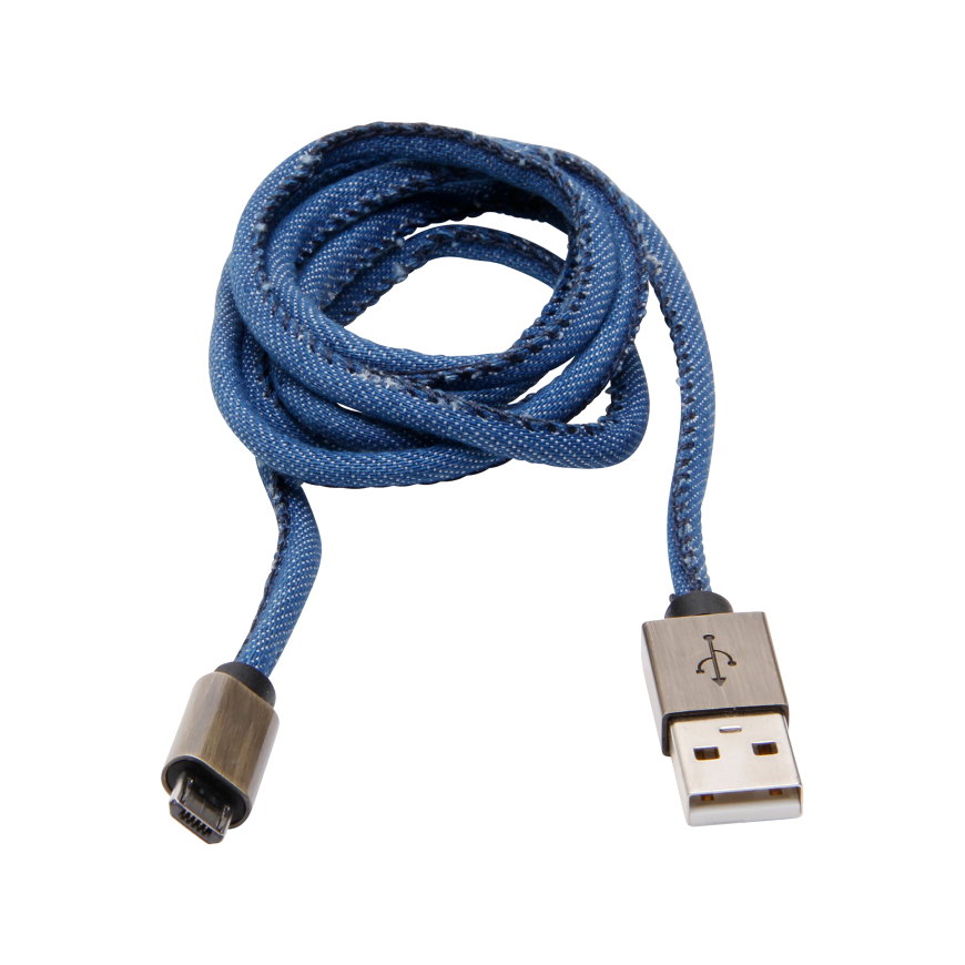 Kopp retail, micro USB kabel, l = 1 m, Demin 