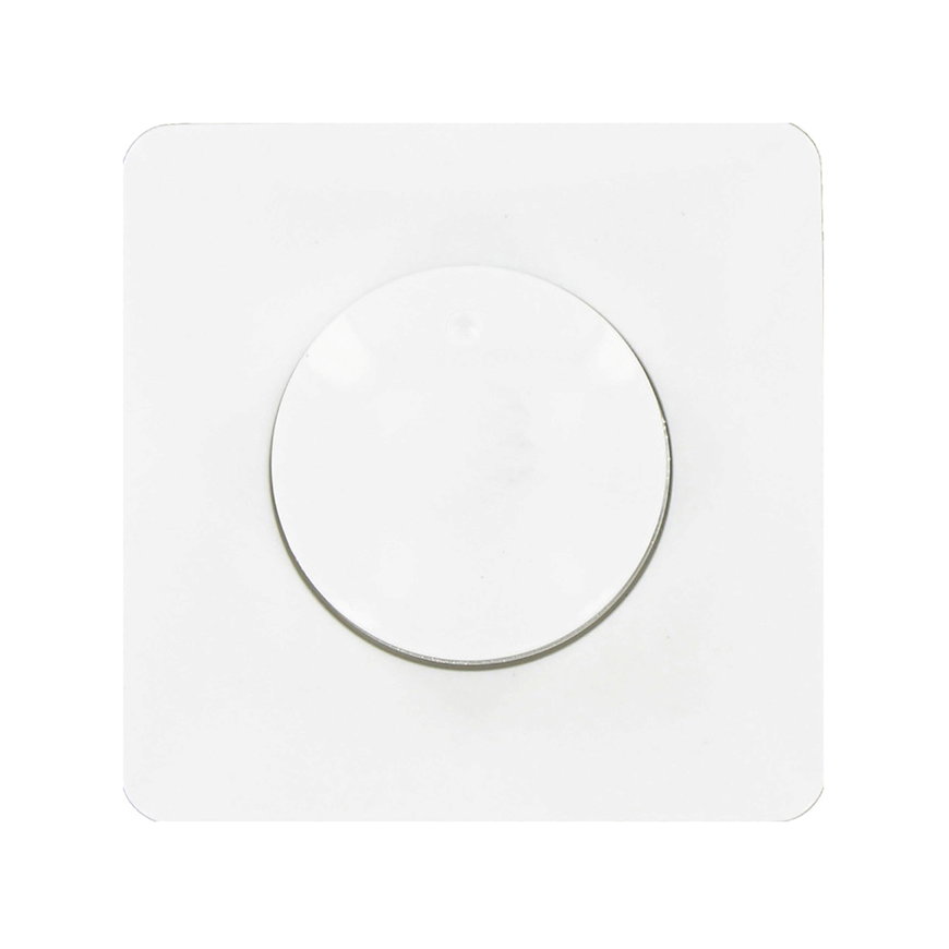 Kopp retail, Peha Standard afdekking met knop, voor druk-draai wisseldimmer, wit 