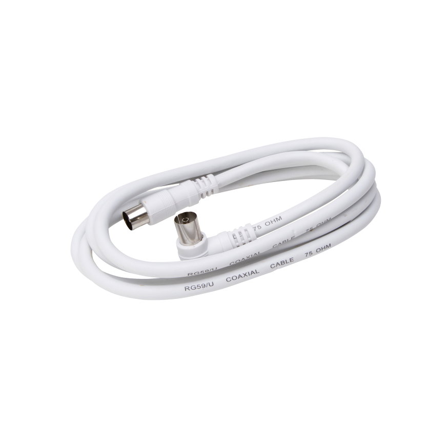 Kopp retail, coax kabel, 6,5 mm, l = 1,5 m 