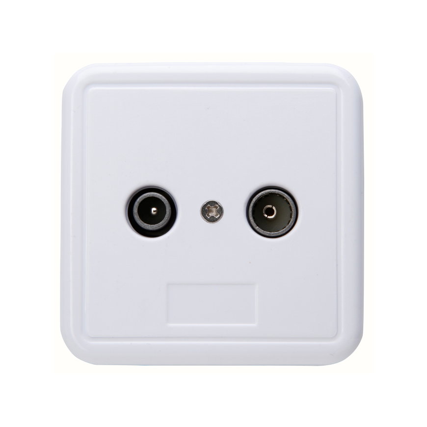 Kopp retail, coax contactdoos, opbouw 