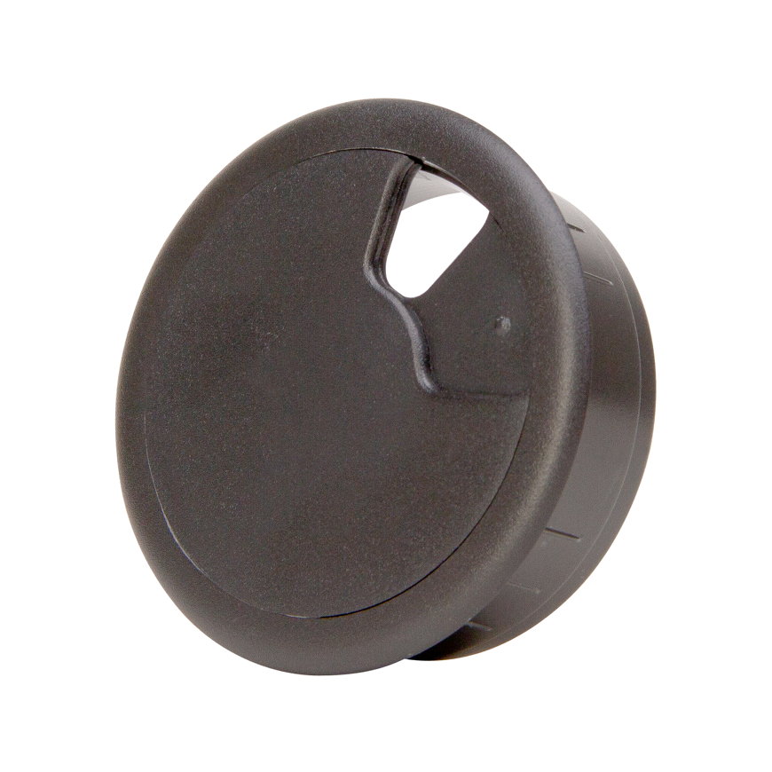 Kopp retail, bureau doorvoer, d = 68 mm, zwart 