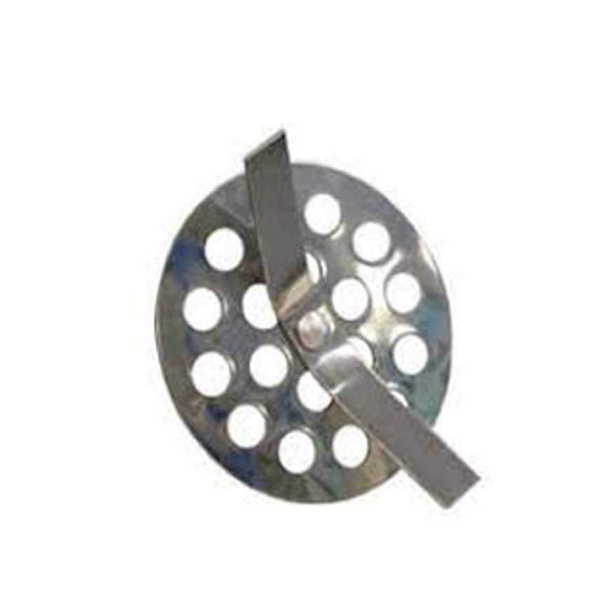 Sanivesk afvoerrooster, met veerklem, rvs, 40 mm 