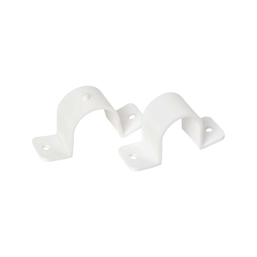 Sanivesk valpijpbeugels met dop, wit, verpakking &agrave; 2 stuks 