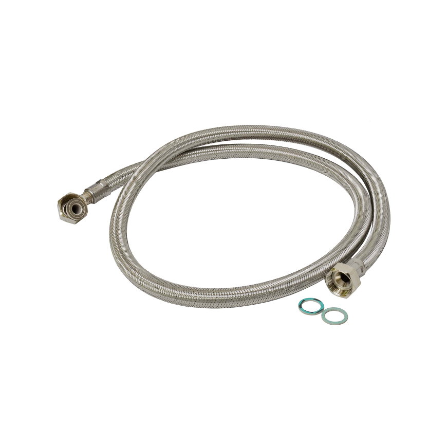 Sanivesk aanvoerslang voor wasmachine en vaatwasser, rvs, l = 1,5 m 