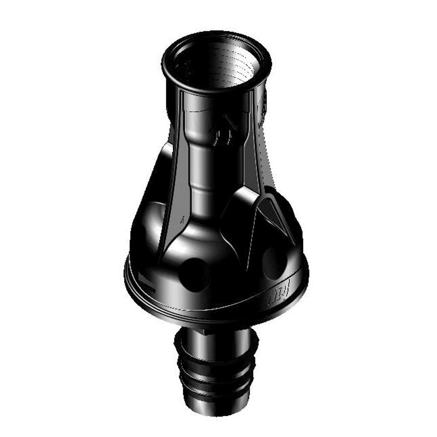 Drukregelaar, ½" binnendraad, slangtule 20 mm 