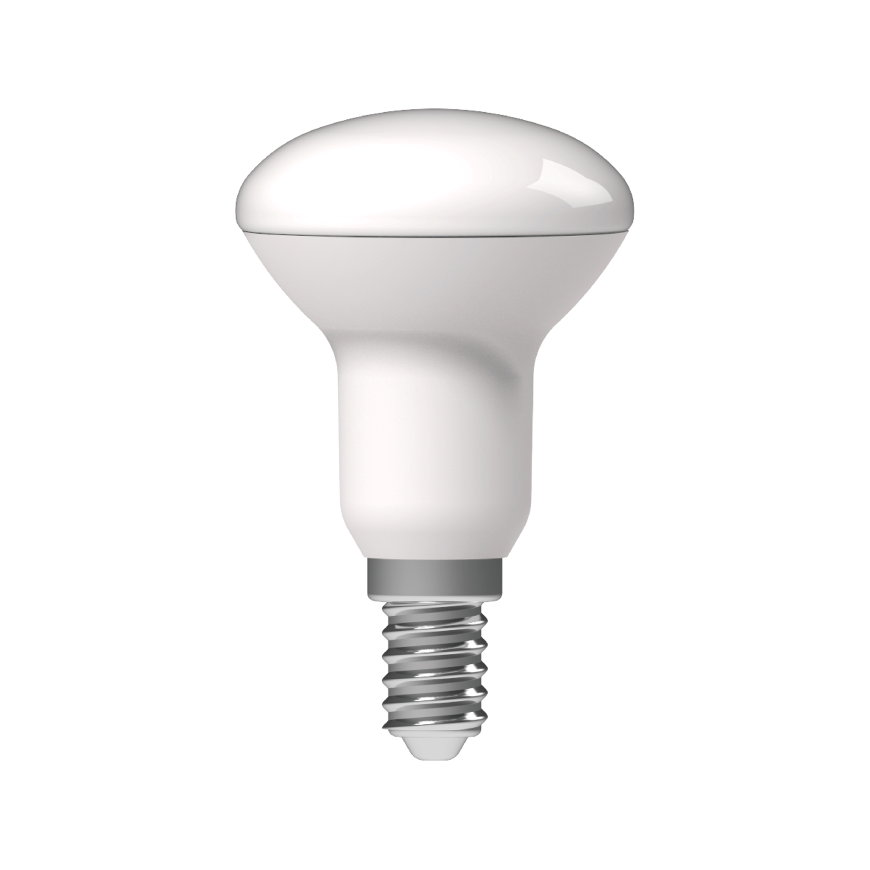 LED's light led SMD lamp, E14, paddenstoel, R50, 4,9 W, 470 lm, 1800 - 2700 K, dimbaar 