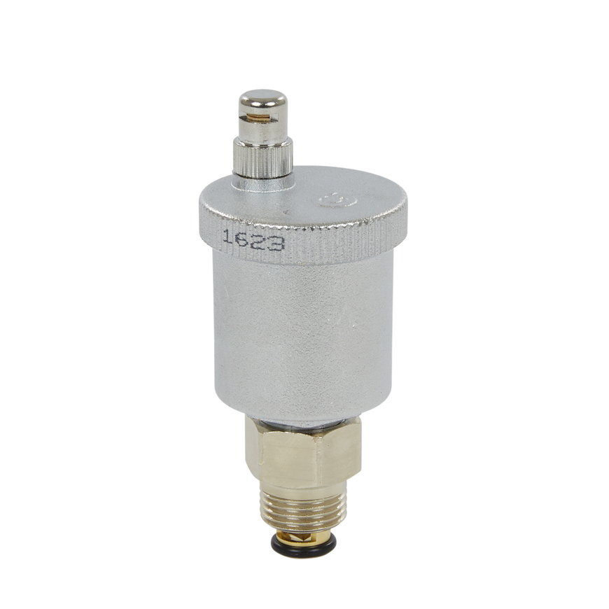 Caleffi Minical automatische ontluchter, met hygroscopisch veiligheidskapje en afsluitklep, ½" 