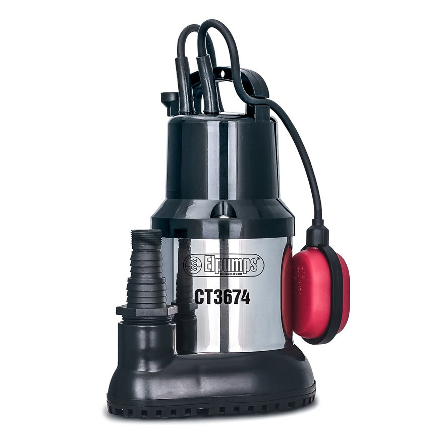 Elpumps dompelpomp voor schoon- en licht vervuild water, CT 3674, 0,60 kW, 230 V, vlotter 