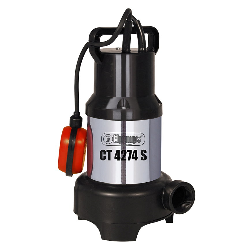 Elpumps dompelpomp voor vuilwater, CT 4274 S, 0,85 kW, 230 V 