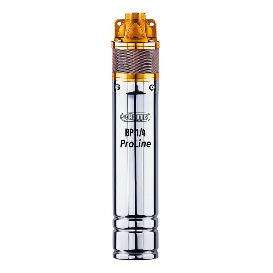 Elpumps bronpomp 4", rvs, BP 1/4 ProLine, 230 V, 1,3 kW 