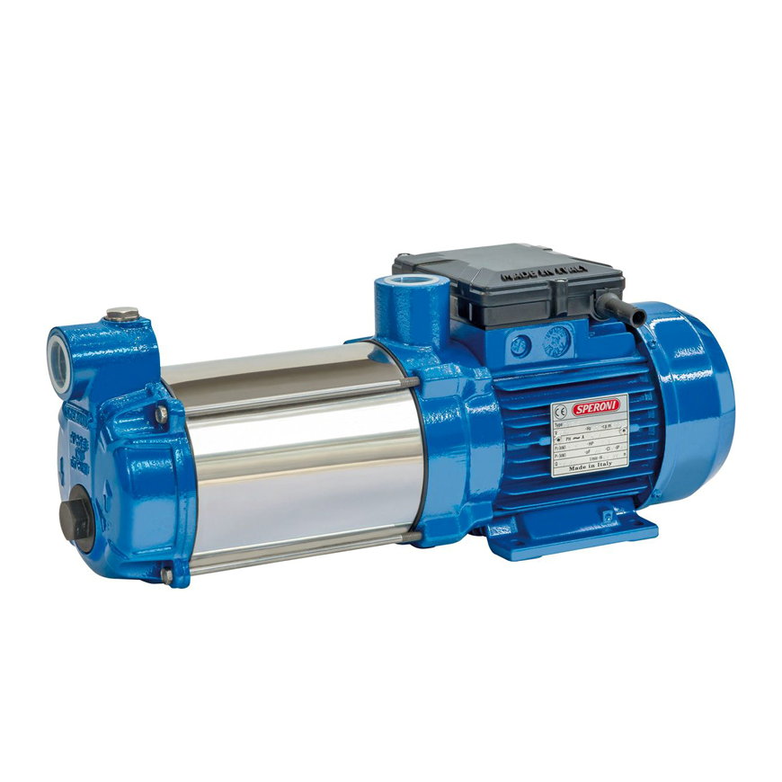 Speroni horizontale zelfaanzuigende meertrapspomp, RAM 5, 1,1 kW, 230 V 