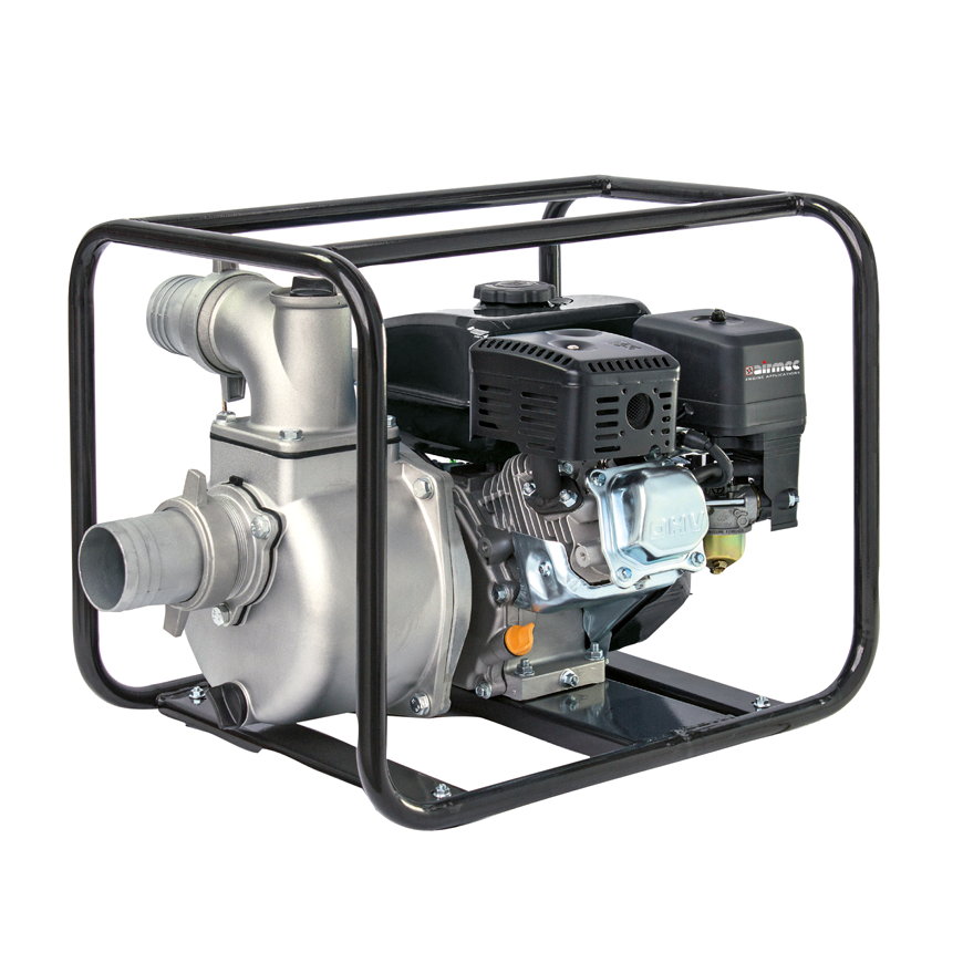 Airmec benzine motorpomp, MSA 80, schoonwater 