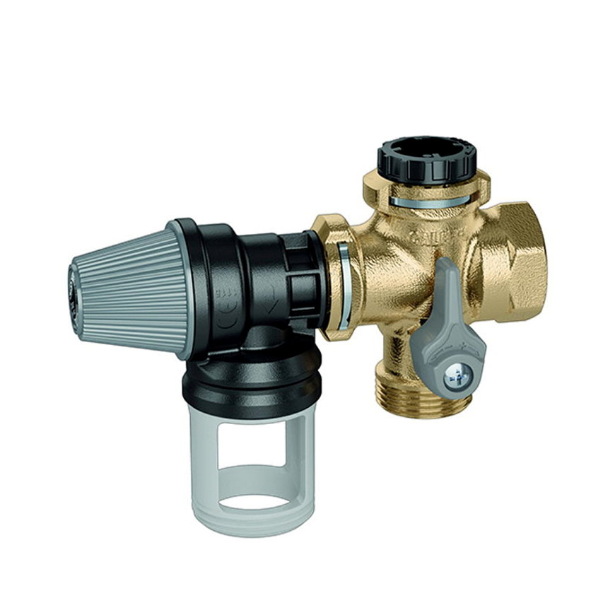 Caleffi inlaatcombinatie, type 5265, ¾", 10 bar 