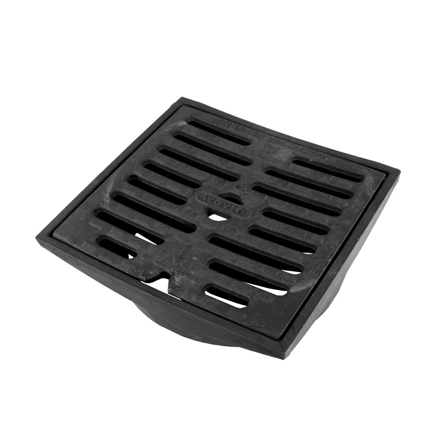 Wavin straatkolk kop, type Tegra, gietijzer, C250, 334 x 334 mm