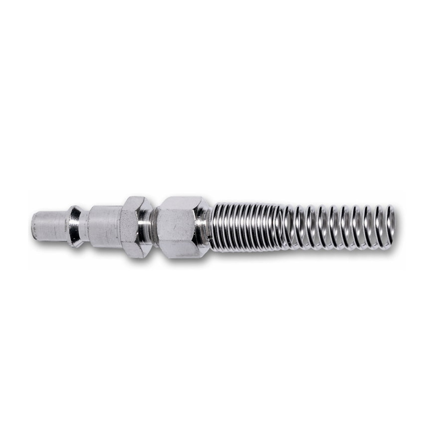 GAV insteeknippel voor snelkoppeling, voor spiraalslang, verzinkt staal, 6 x 8 mm 