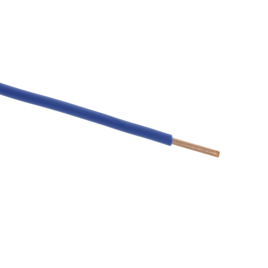 Installatiedraad, VD, Eca, 6 mm², blauw, l = 2,5 m 
