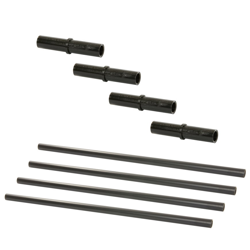 SummerRain verlengbuis set, 4 verlengbuizen en 4 koppelstukken 