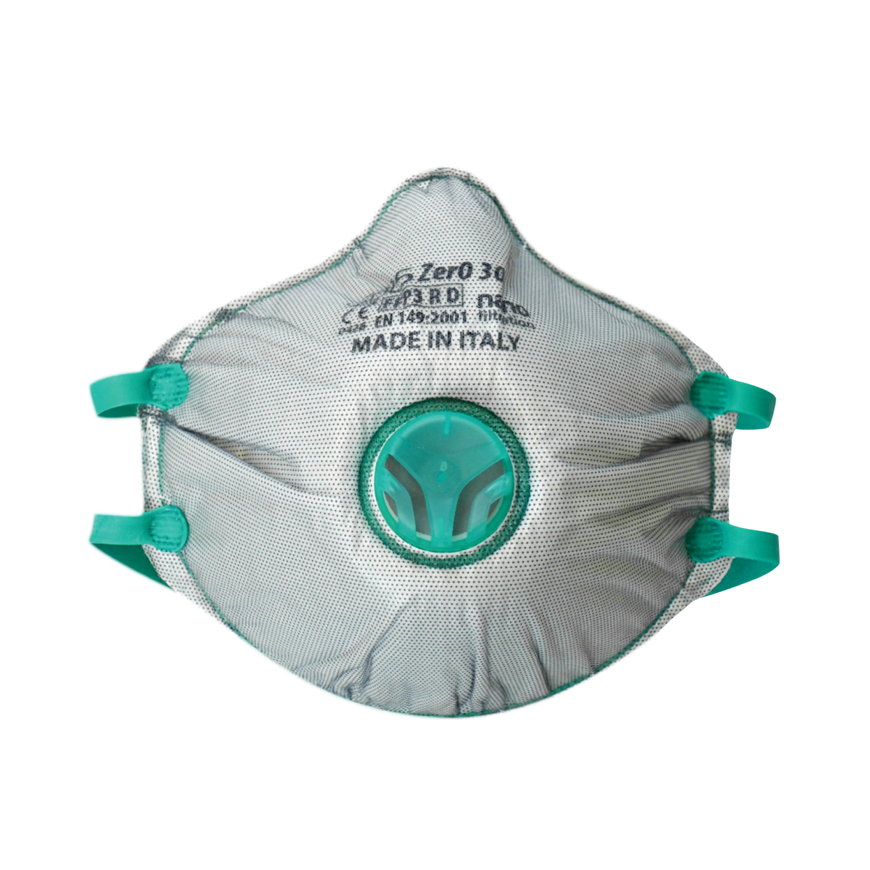 BLS stofmasker, ZER0 030, FFP3 R D, met uitademventiel, verpakking à 3 stuks 