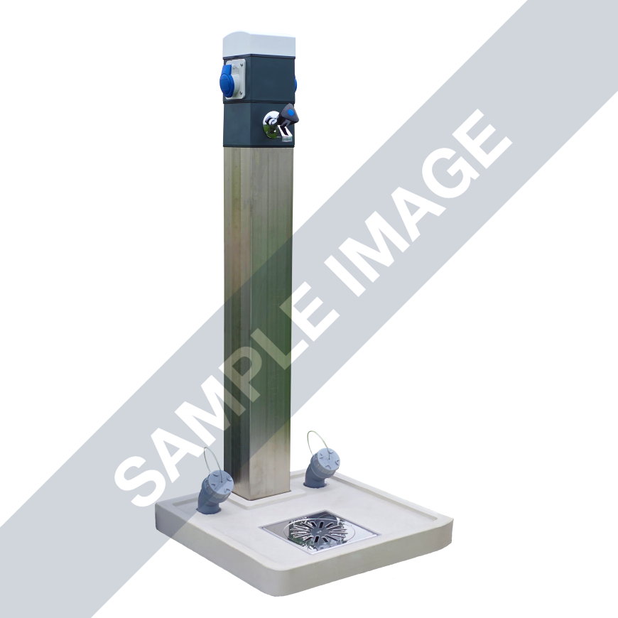 WK modulaire servicezuil 2.0, 1x CEE wcd 230V, IP 44, 2 P+E, 230 V, blank 