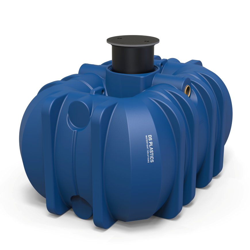 Regenwatertank incl. schacht, type Easy Rain 10.000, pe, 10.000 liter, 338x240x185 cm, ondergronds 