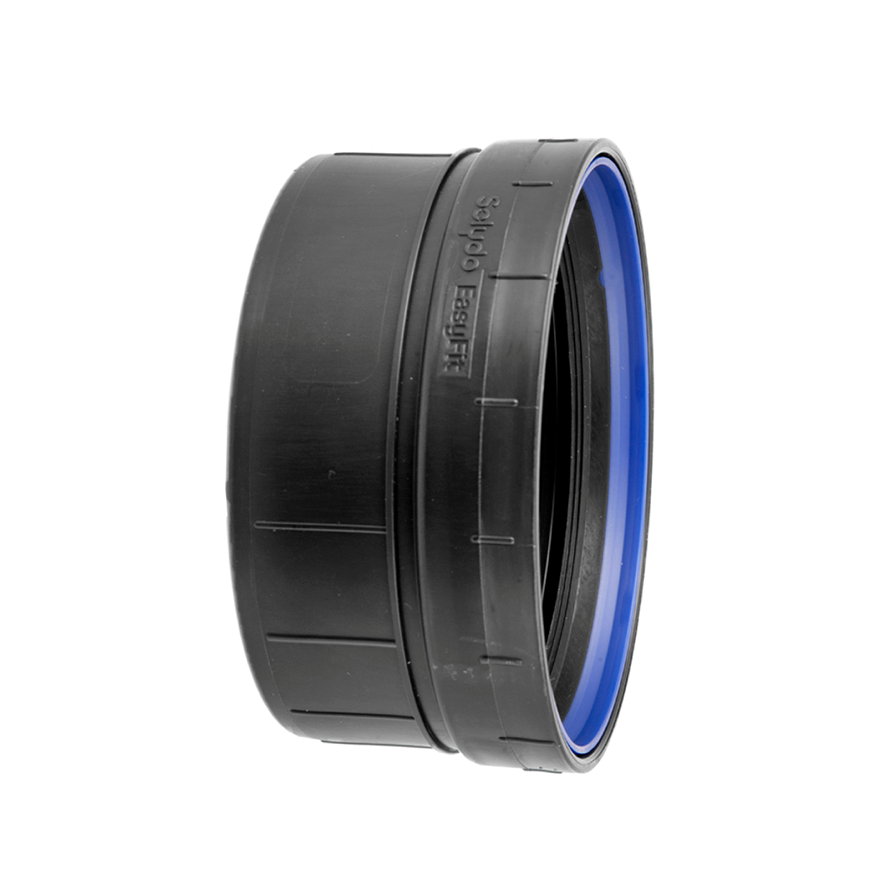 Dyka Solydo EasyFit eindkap, pp, manchet, zwart, SN4, 110 mm 