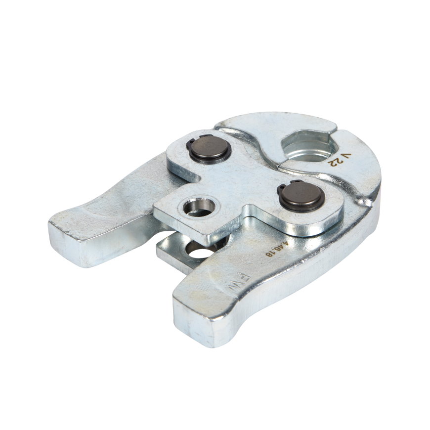 Henco persbek voor koperen buis, staal, type BE-M-MINI3, V-profiel, voor M-NMINI3, 22 mm 