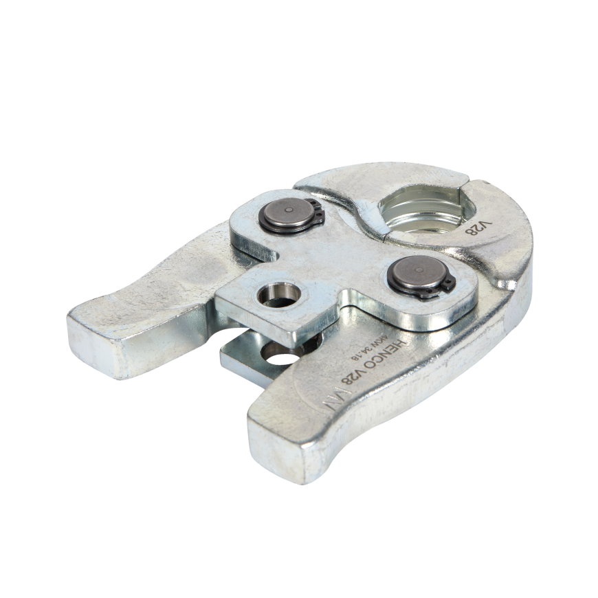 Henco persbek voor koperen buis, staal, type BE-M-MINI3, V-profiel, voor M-NMINI3, 28 mm 