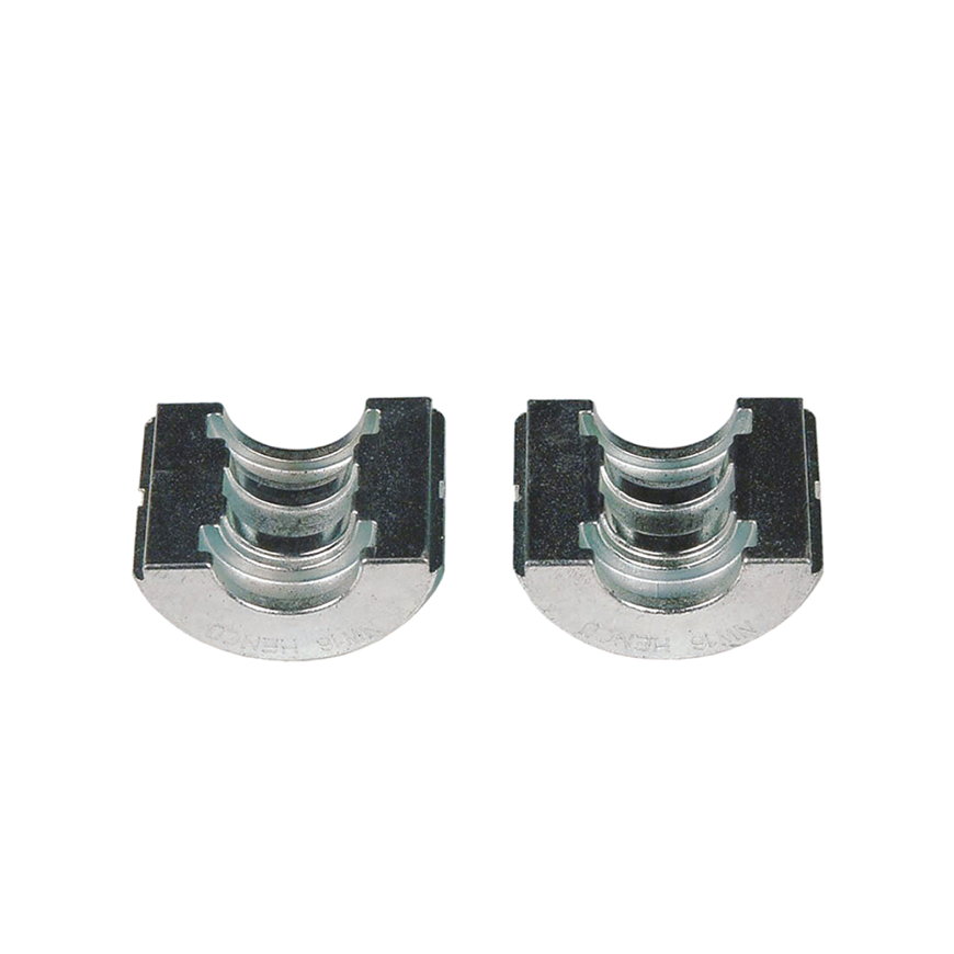 Henco wisselbek, staal, type BE-H, TH-profiel, voor BE-UNI, BE-MINI, M-BH00, 16 mm 