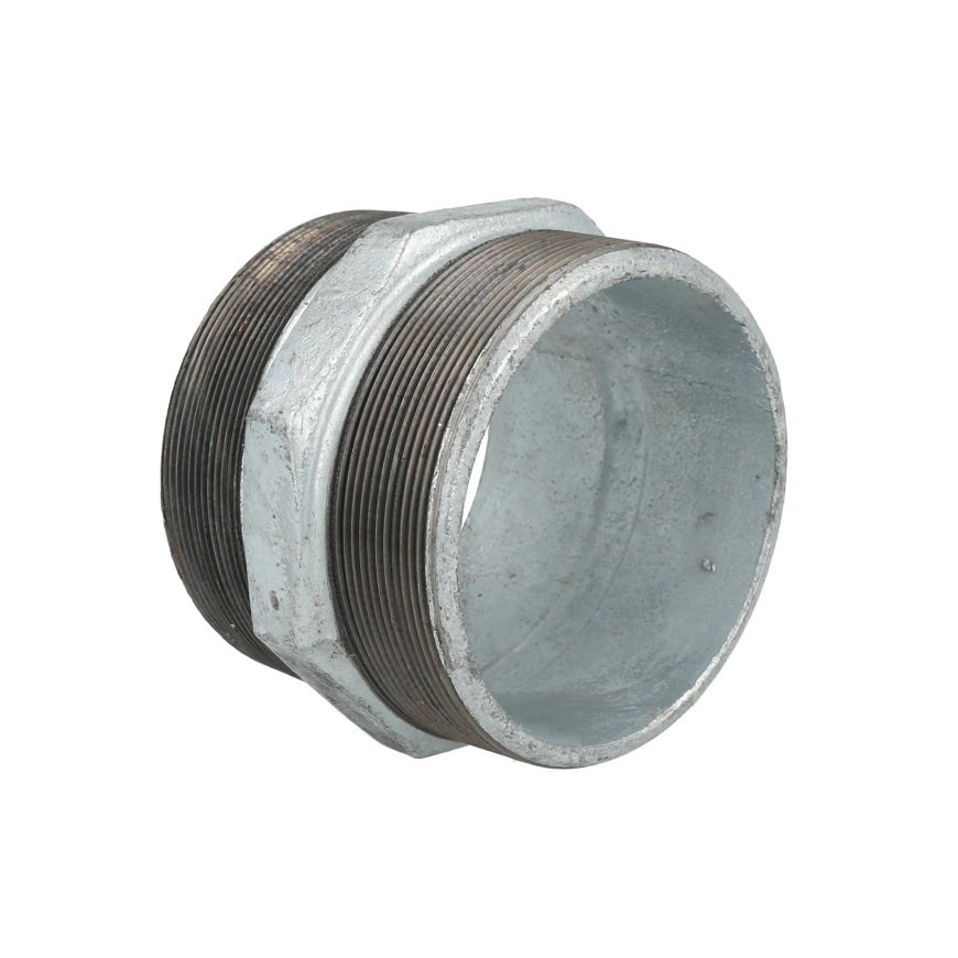Dubbele nippel, gegalvaniseerd, 2x buitendraad, nr. 280, 2½" 