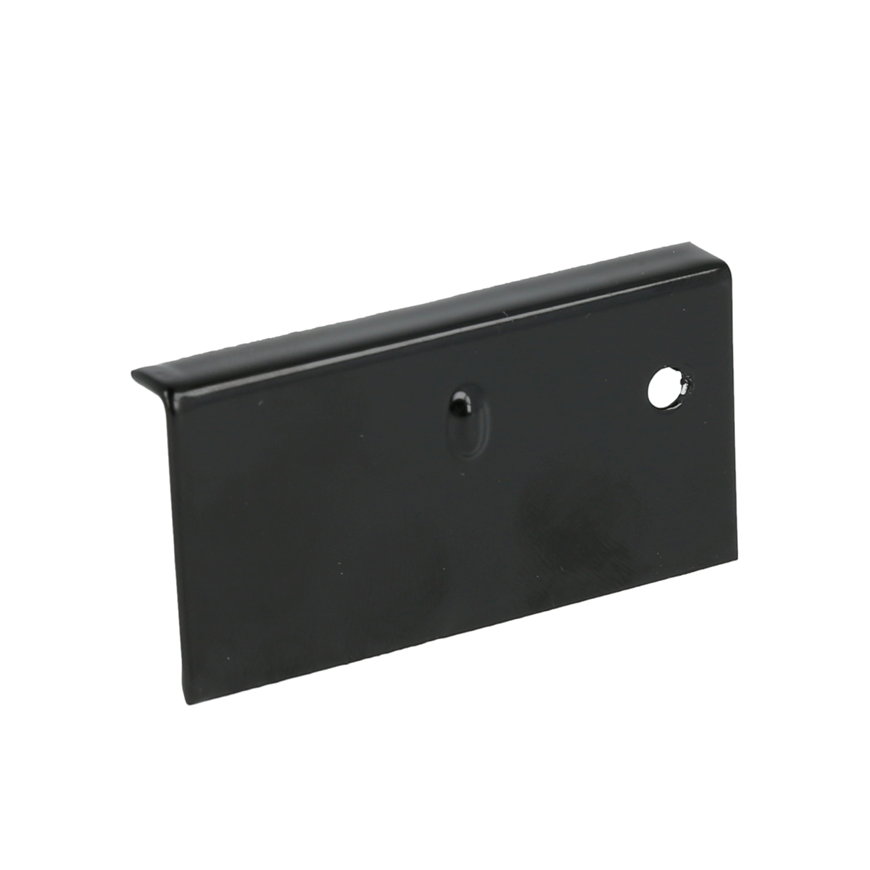Roval koppelstuk voor daktrim, type Standaard, aluminium, 60 x 45 mm, zwart, RAL 9005 