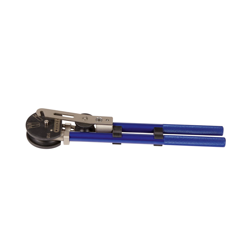 Henco buigijzer, aluminium, type BM, blauw, 16 mm 