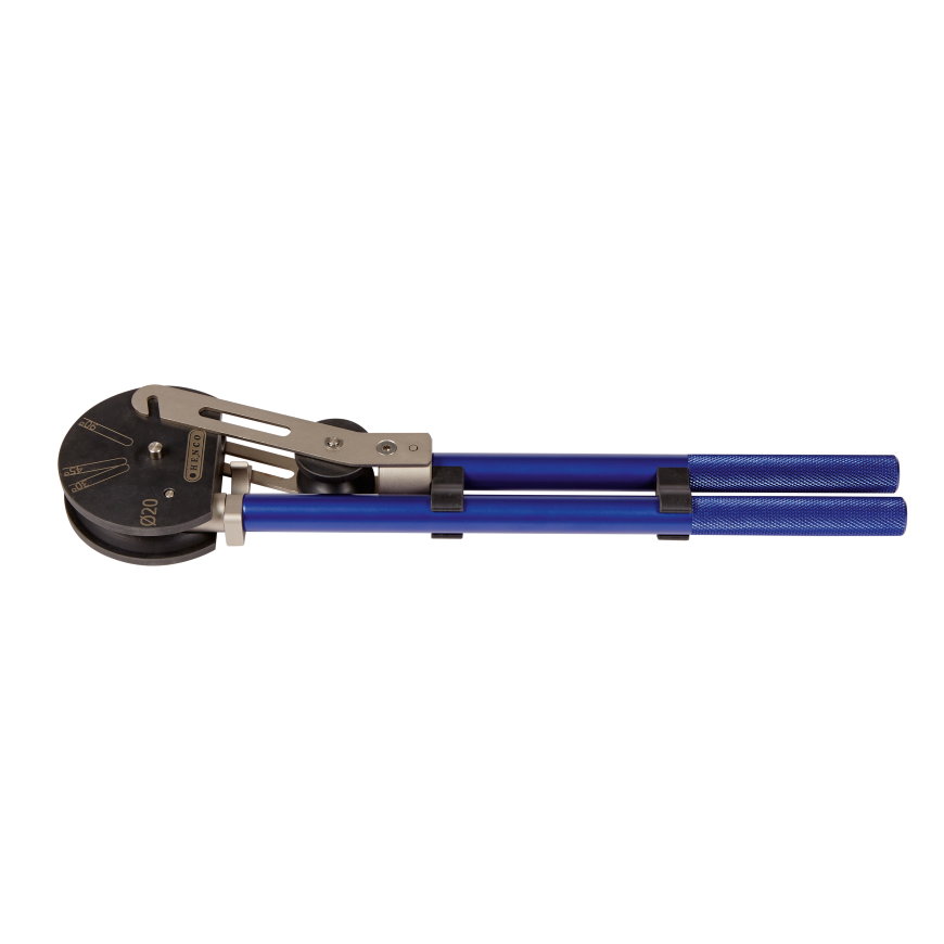 Henco buigijzer, aluminium, type BM, blauw, 20 mm 