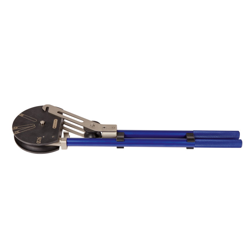 Henco buigijzer, aluminium, type BM, blauw, 26 mm 