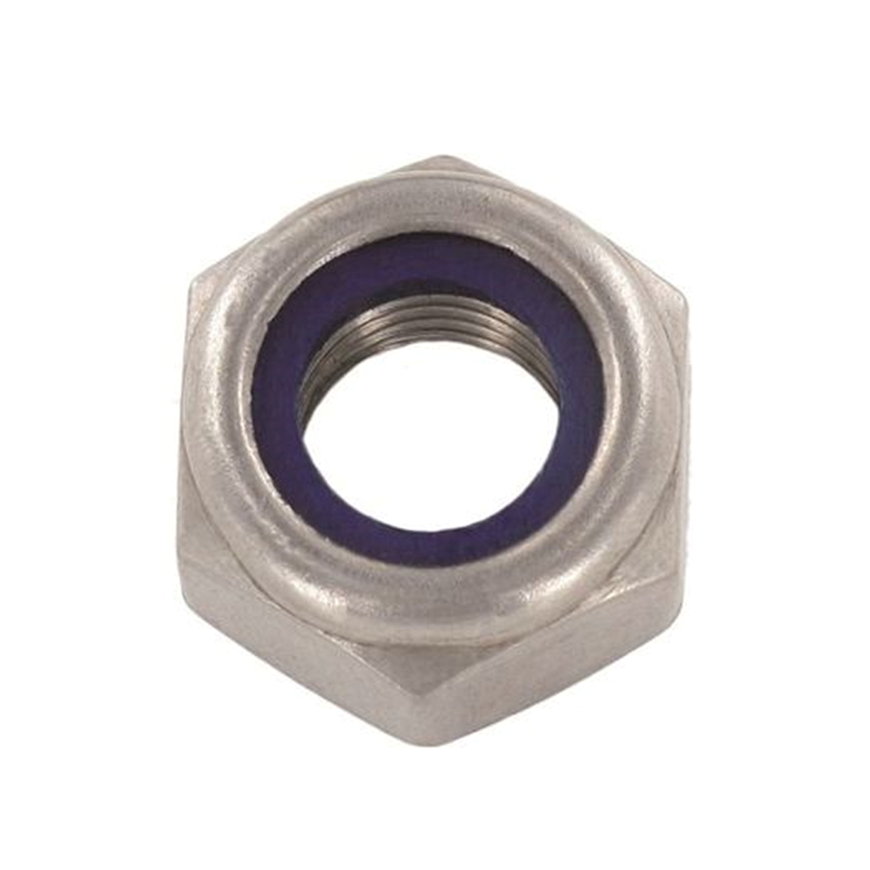 Steelies Ultimate borgmoer, rvs 304, nylon ring, DIN 985, M5, 200 stuks 