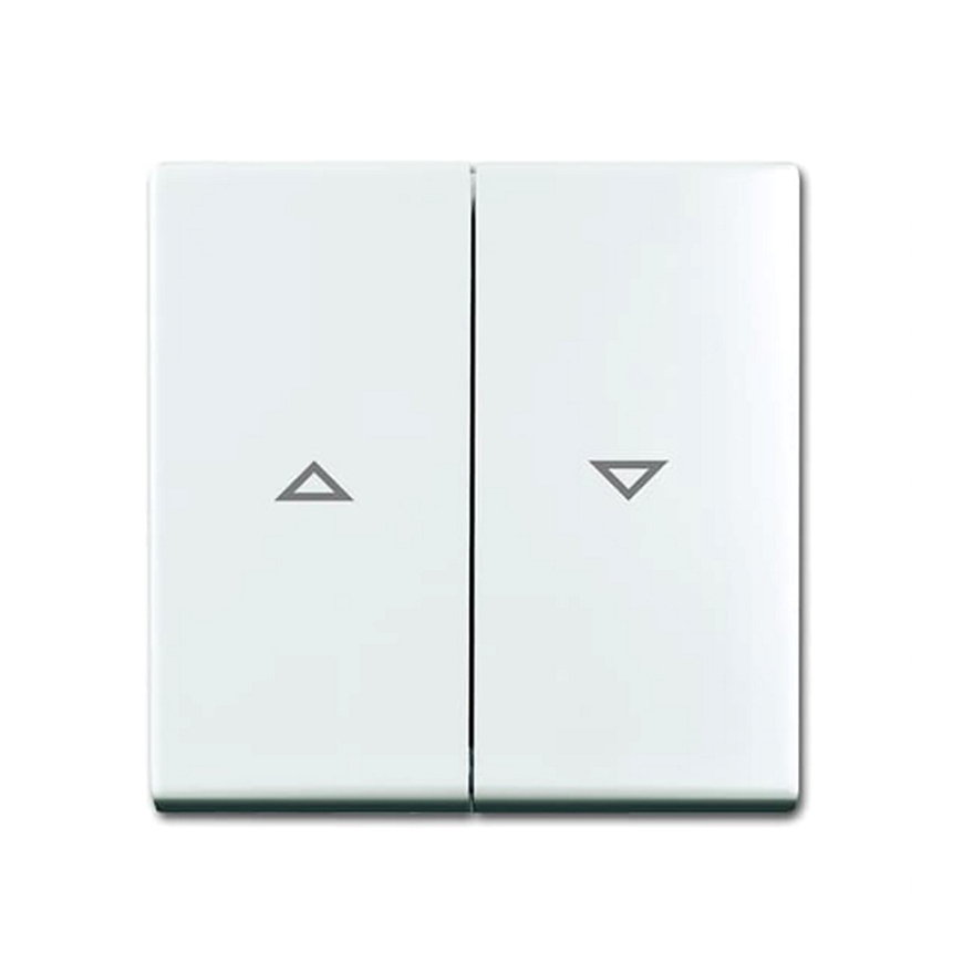 ABB Busch-Jaeger schakelwip, Balance SI, dubbel, met pijlsymbolen, alpin wit 