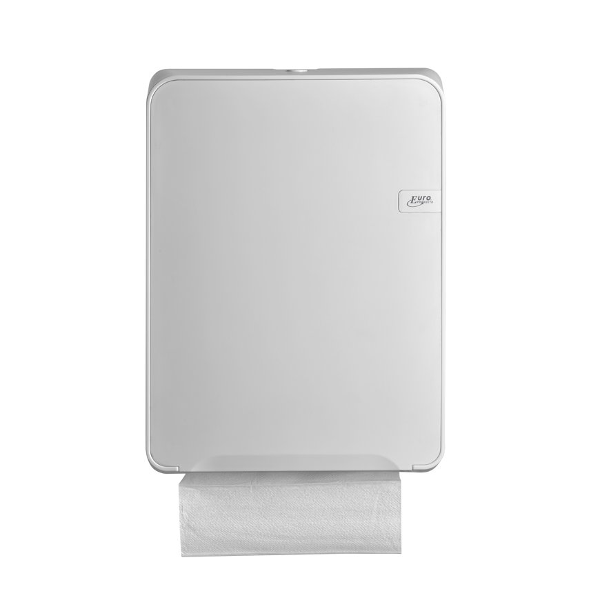Quartzlie handdoekdispenser, Euro White Quartz, C-fold 