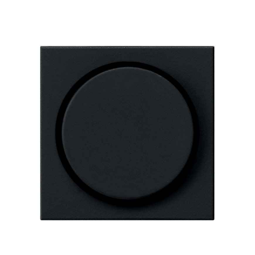 Gira afdekplaat, voor dimmer en elektronische potentiometer, zwart 