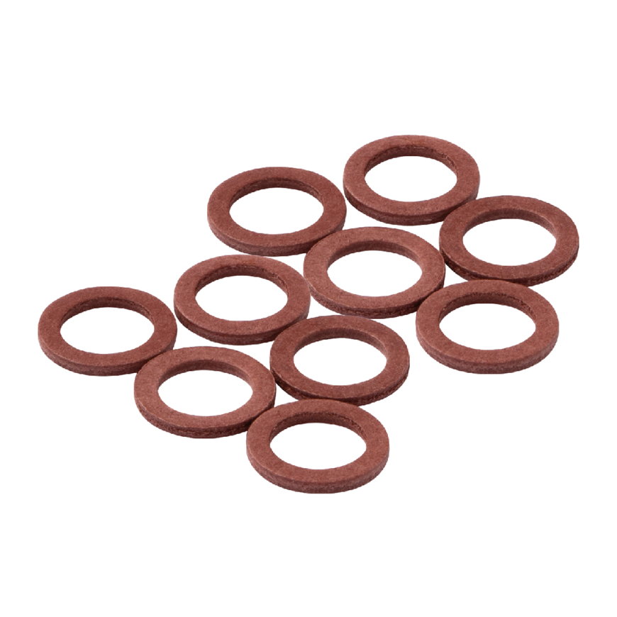 De Beer fiber ring, voor waterleidingen, 8 x 14 x 1,5 mm, 3/8", verpakking à 10 stuks 