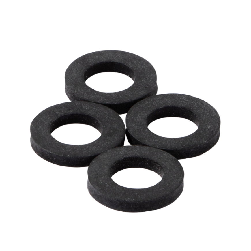 De Beer epdm ring, voor flexibele water aansluitslang, 8 x 14,5 (3/8") x 2 mm, verpakking à 4 stuks 