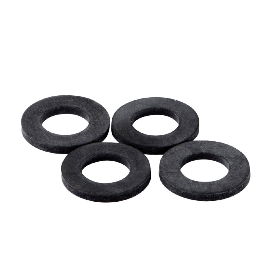De Beer epdm ring, voor flexibele water aansluitslang, 10 x 18 (½") x 2 mm, verpakking à 4 stuks 