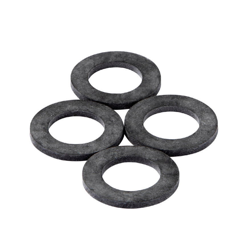 De Beer epdm ring, voor flexibele water aansluitslang, 15 x 24 (&frac34;") x 2 mm, verpakking &agrave; 4 stuks 