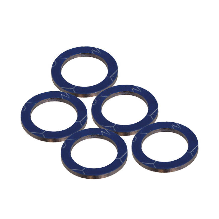 De Beer Novatec ring, pijpverbinding, voor gasleidingen, 21 x 30 x 2 mm, ½", verpakking à 5 stuks 