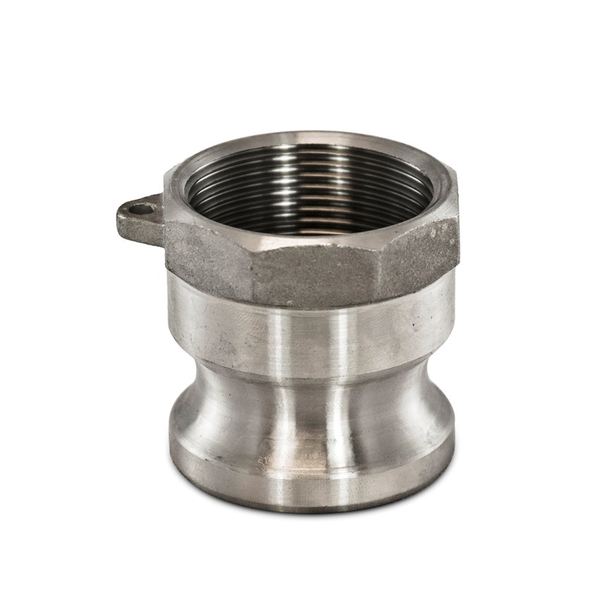Camlock snelkoppeling, type A, rvs 316, M-deel x binnendraad, DN 32 mm x 1&frac14;" 