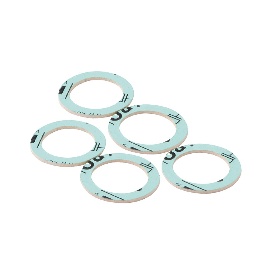 De Beer Köro HD ring, voor water- en gas, schroefdichting, 46(1½") x 62 x 2 mm, verpakking à 5 stuks 