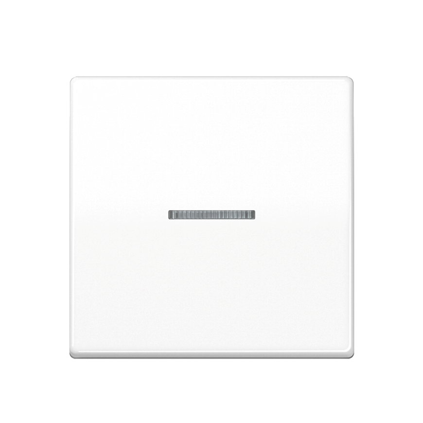 Jung Home stuurafdekking, AS range, 1-voudig, alpin wit 