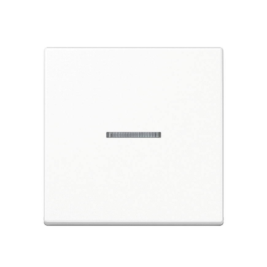 Jung Home stuurafdekking, A range, 1-voudig, alpin wit 