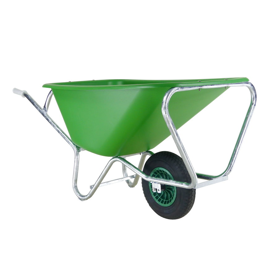Fort kruiwagen met kunststof bak, type F&S 165, 165 liter, draagvermogen 150 kg 
