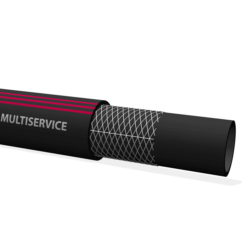 Multi-service olie- / benzineslang, rubber, zwart, 8 x 16 mm, l = maximaal 50 m 