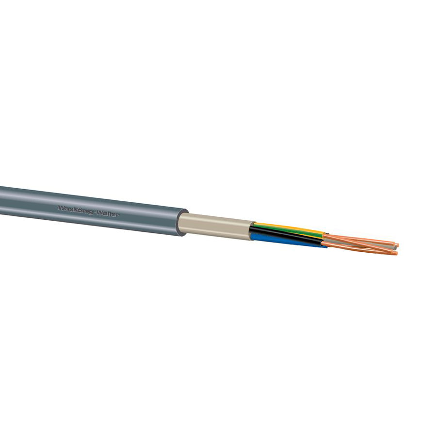 YMvK installatiekabel, Dca-s2, d2, a3, 3G2,5 mm², l = 50 m 